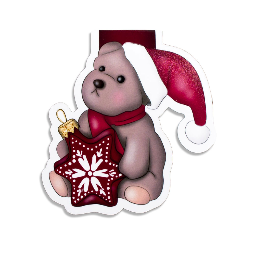 Магнитен книгоразделител Cozy Christmas Bear