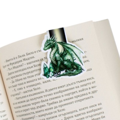 Магнитен книгоразделител Emerald Flame
