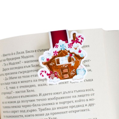 Магнитен книгоразделител Gingerbread House