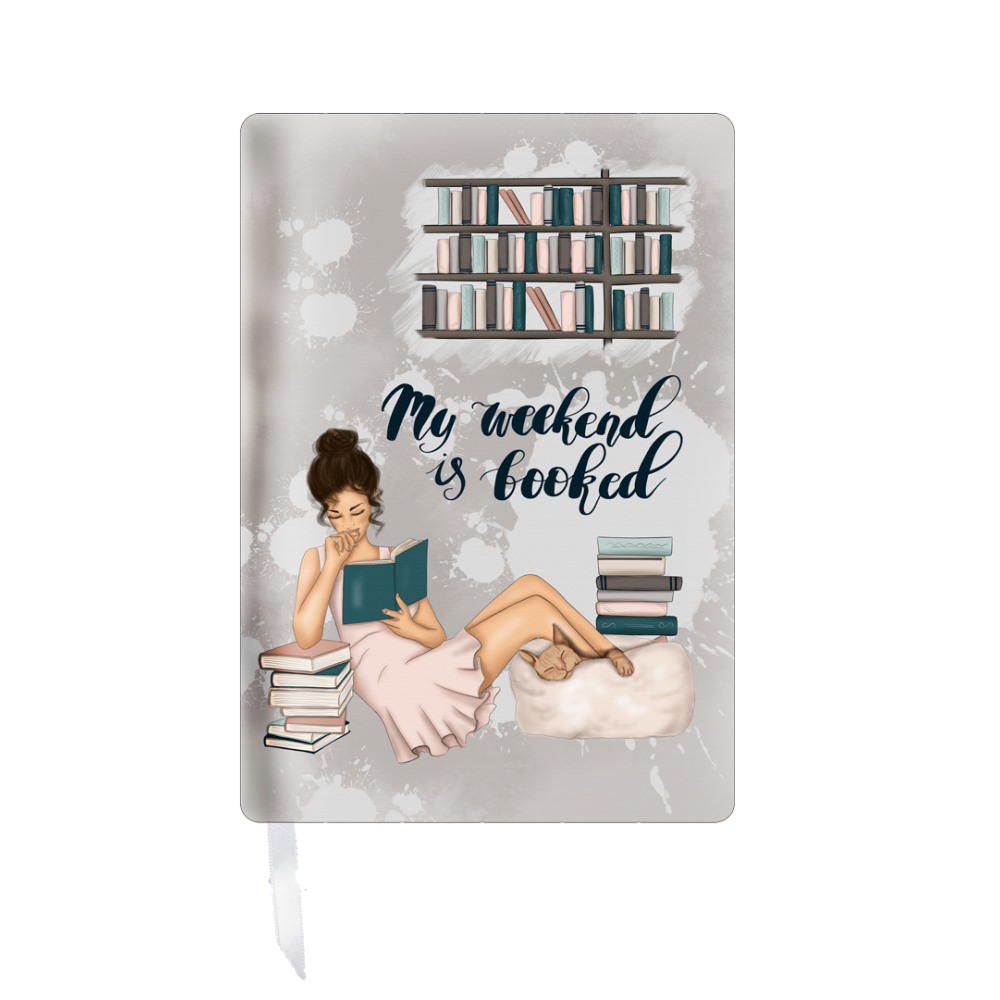 Подвързия за книга My weekend is booked